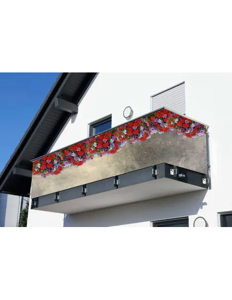 Osłona Balkonowa Mata Piekne Wzory Ozdoba Balkonu Tanio