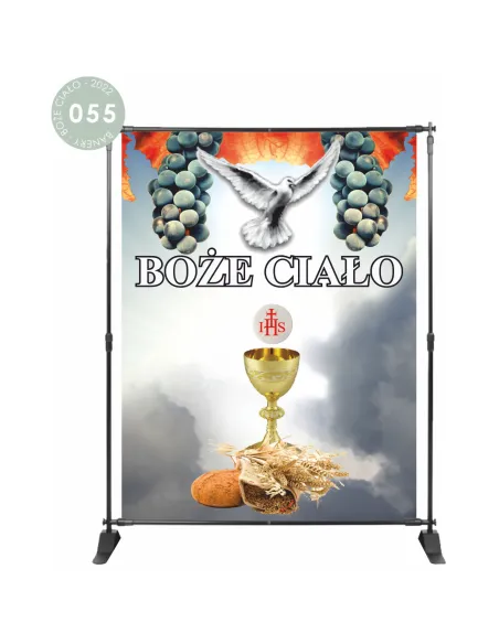 Baner na Boże Ciało Dekoracja Ołtarza 200x150cm Prezentowy