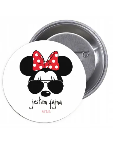 Przypinki Buttony Dzień Kobiet Znaczki Badziki dla Fanów