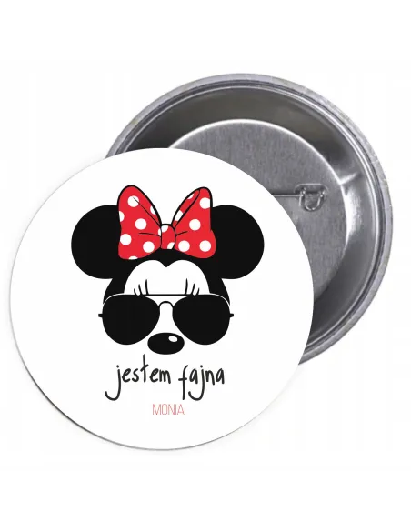 Przypinki Buttony Dzień Kobiet Znaczki Badziki dla Fanów