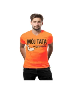 Koszulka z Nadrukiem – Mój Tata Wymiata Personalizowany