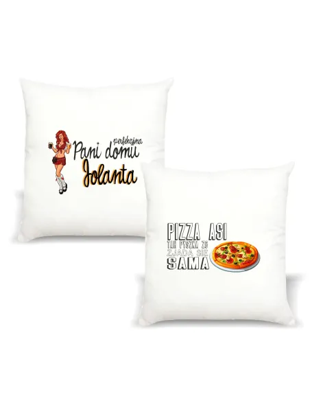 Poduszka Imieniem Prezent Perfekcyjna Pani Domu z Nadrukiem