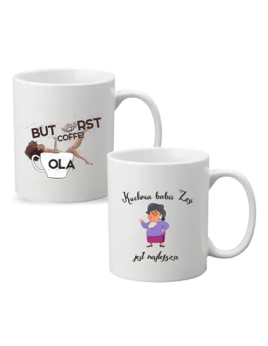 Kubek Imieniem Napis Prezent Kuchnia Babci Personalizowany