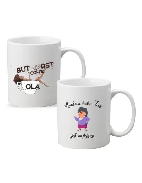 Kubek Imieniem Napis Prezent Kuchnia Babci Personalizowany