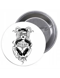 Przypinki Buttony Dzień Kobiet Znaczki Badziki z Ilustracją