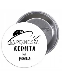 Przypinki Buttony Dzień Kobiet Znaczki Badziki dla Klasy