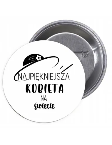 Przypinki Buttony Dzień Kobiet Znaczki Badziki dla Klasy