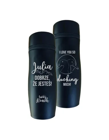 Kubek Termiczny – Grawer Zakochanych Walentynki Prezent