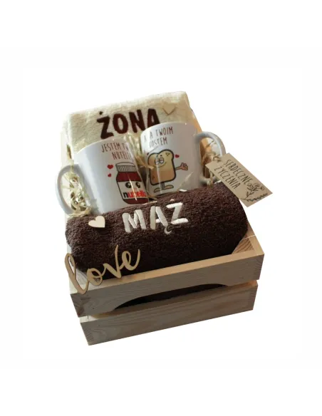 Zestaw Personalizowany z Nadrukiem z Haftem na Prezent