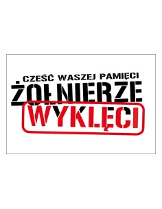 Magnesy na Lodówkę Cześć Waszej Pamięci Żołnierze Wyklęci