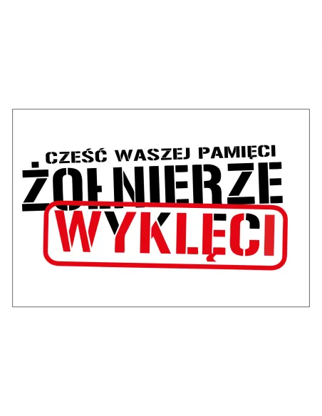 Magnesy na Lodówkę Cześć Waszej Pamięci Żołnierze Wyklęci