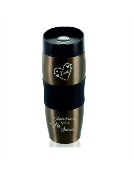 Kubek Termiczny Prezent na Walentynki Grawerem Napisami