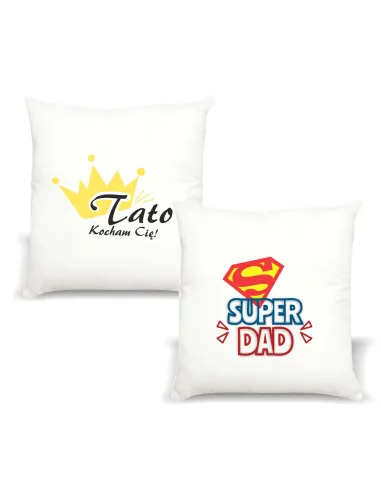 Poduszka Nadrukiem Prezent Tato Kocham Cię Personalizowany