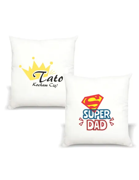 Poduszka Nadrukiem Prezent Tato Kocham Cię Personalizowany