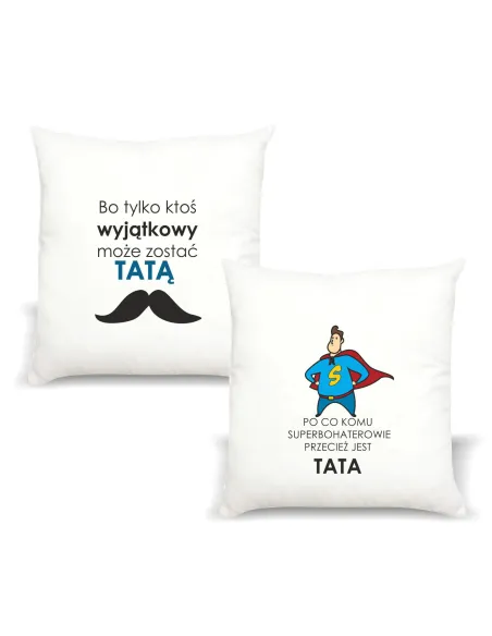 Poduszka – Nadrukiem Prezent Dzień Taty Superbohater