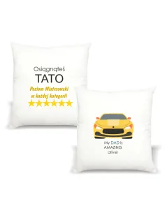 Poduszka Nadrukiem Prezent Osiągnąłeś Tato Personalizowany