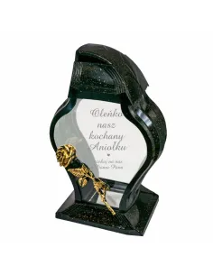 Elegancki Personalizowany Znicz Napisem Grawerem Dziecka