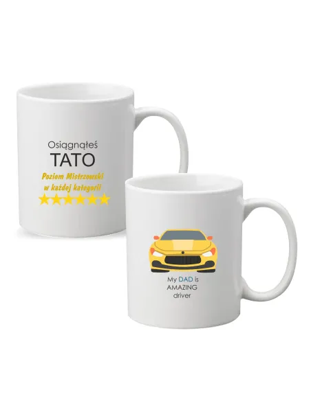 Kubek z Nadrukiem Prezent Osiągnąłeś Tato Personalizowany