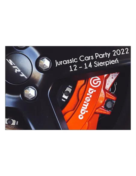 Magnesy na Lodówkę – Jurassic Cars Party 2022 12 Reklamowy