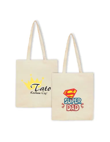 Eko Torba z Nadrukiem Prezent Tato Kocham Cię na Prezent