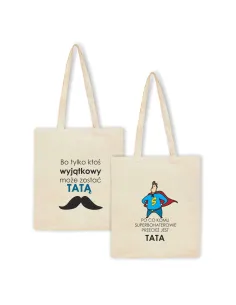 Eko Torba z Nadrukiem Prezent Dzień Taty Personalizowany