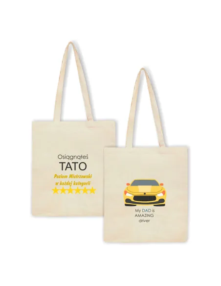 Eko Torba z Nadrukiem Prezent Osiągnąłeś Tato na Prezent