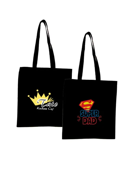 Eko Torba z Nadrukiem Tato Kocham Cię Personalizowany