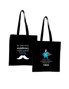 Eko Torba z Nadrukiem Superbohater Dzień Taty na Prezent