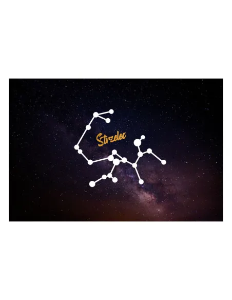 Magnesy na Lodówkę Znaki Zodiaku Strzelec Personalizowany