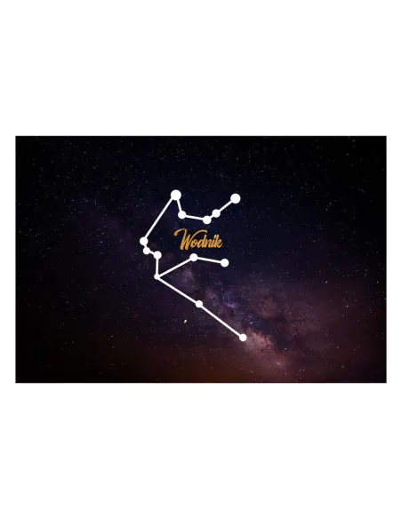 Magnesy na Lodówkę Znaki Zodiaku Wodnik Personalizowany