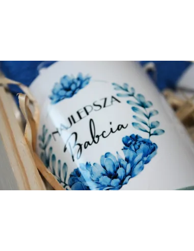 Zestaw – Prezentowy Babci Dziadka Ręczniki Haftem Kubki