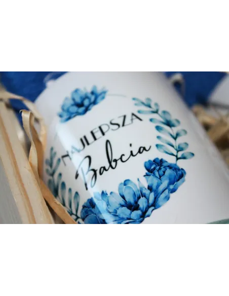 Zestaw – Prezentowy Babci Dziadka Ręczniki Haftem Kubki