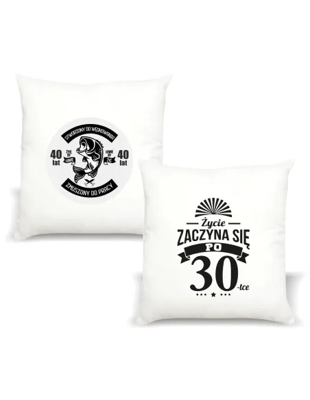 Poduszka z Nadrukiem Personalizowany na Prezent Urodziny