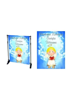 Tło Fotograficzne Foto Ścianka Winylowa Imprezę Komunia