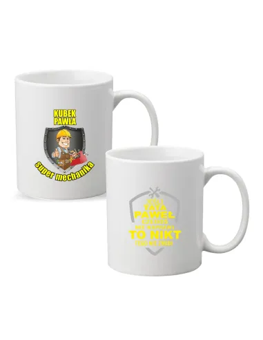 Kubek z Nadrukiem Prezent dla Super Mechanika na Prezent