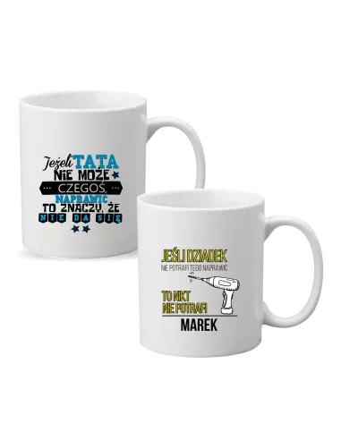 Kubek z Nadrukiem Napis Prezent dla Dziadka Personalizowany