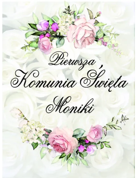 Tło Fotograficzne Foto Ścianka Winylowa Imprezę Komunia