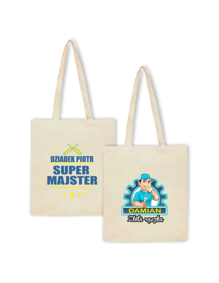 Eko Torba Imieniem Dziadek Super Majster Personalizowany