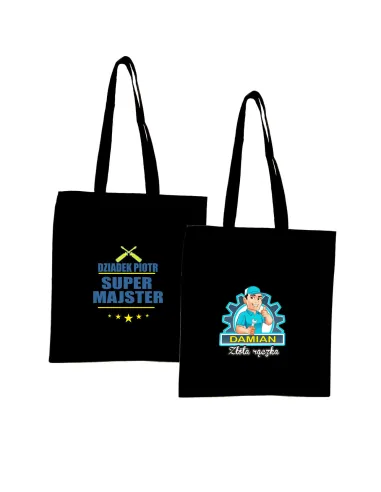 Eko Torba Imieniem Prezent Złota Rączka Personalizowany