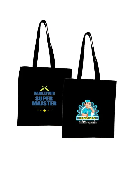 Eko Torba Imieniem Prezent Złota Rączka Personalizowany