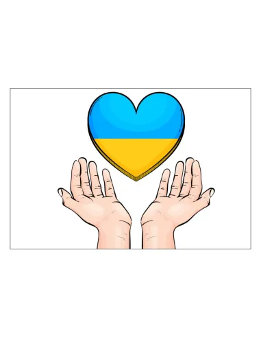 Magnesy na Lodówkę – Solidarność Ukrainą Serce Reklamowy