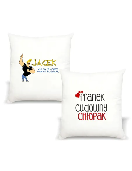Poduszka Imieniem Największy Przystojniak Personalizowany