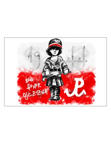 Magnesy na Lodówkę – Bóg Honor Ojczyzna Personalizowany