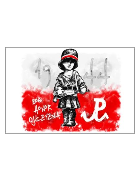 Magnesy na Lodówkę – Bóg Honor Ojczyzna Personalizowany