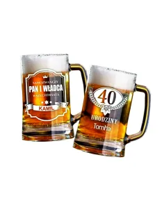 Duży Kufel do Piwa – Urodziny Prezent Imieniny Jubileusz