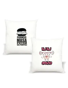 Poduszka z Nadrukiem Personalizowany Napis Pierwsze Masa