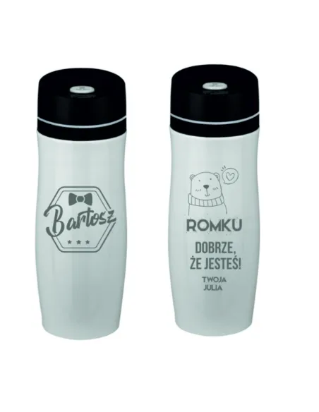 Kubek Termiczny – Pomysł Prezent Termos Podróżny Grawerem