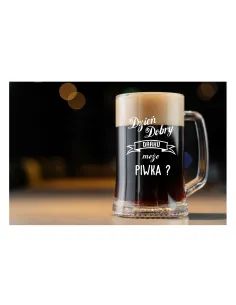 Super Pomysł na Prezent 660 ml Duży Kufel Piwa Grawerem
