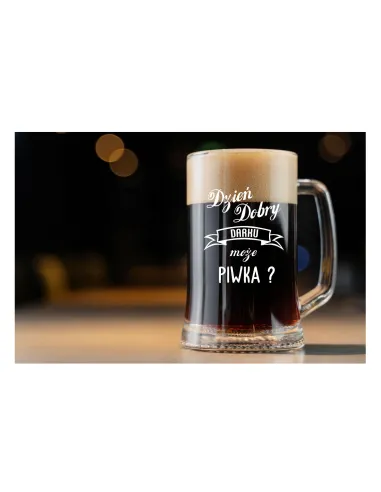 Super Pomysł na Prezent 660 ml Duży Kufel Piwa Grawerem