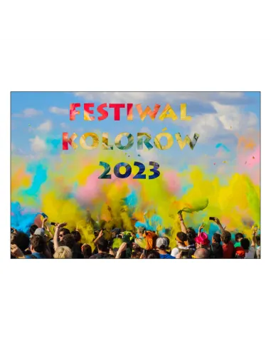 Magnesy na Lodówkę – Festiwal Kolorów 2023 Gotowy Projekt